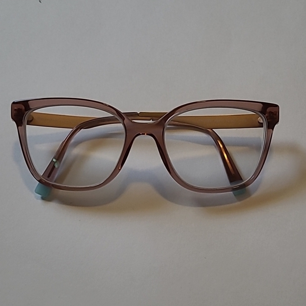 Tiffany & Co. Brown and Tan Glasses Classic Design